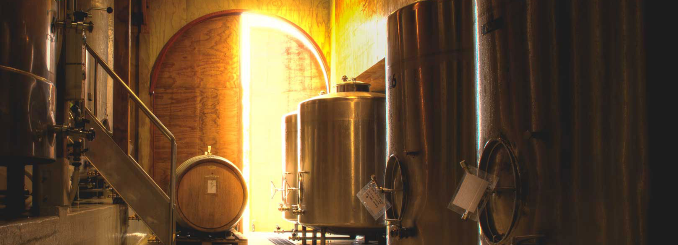 TWR Te Whare Ra wine barrels